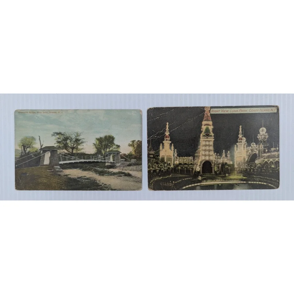 Antique Postcard Picture Card Ephemera Buildings Assorted Lot of 7
